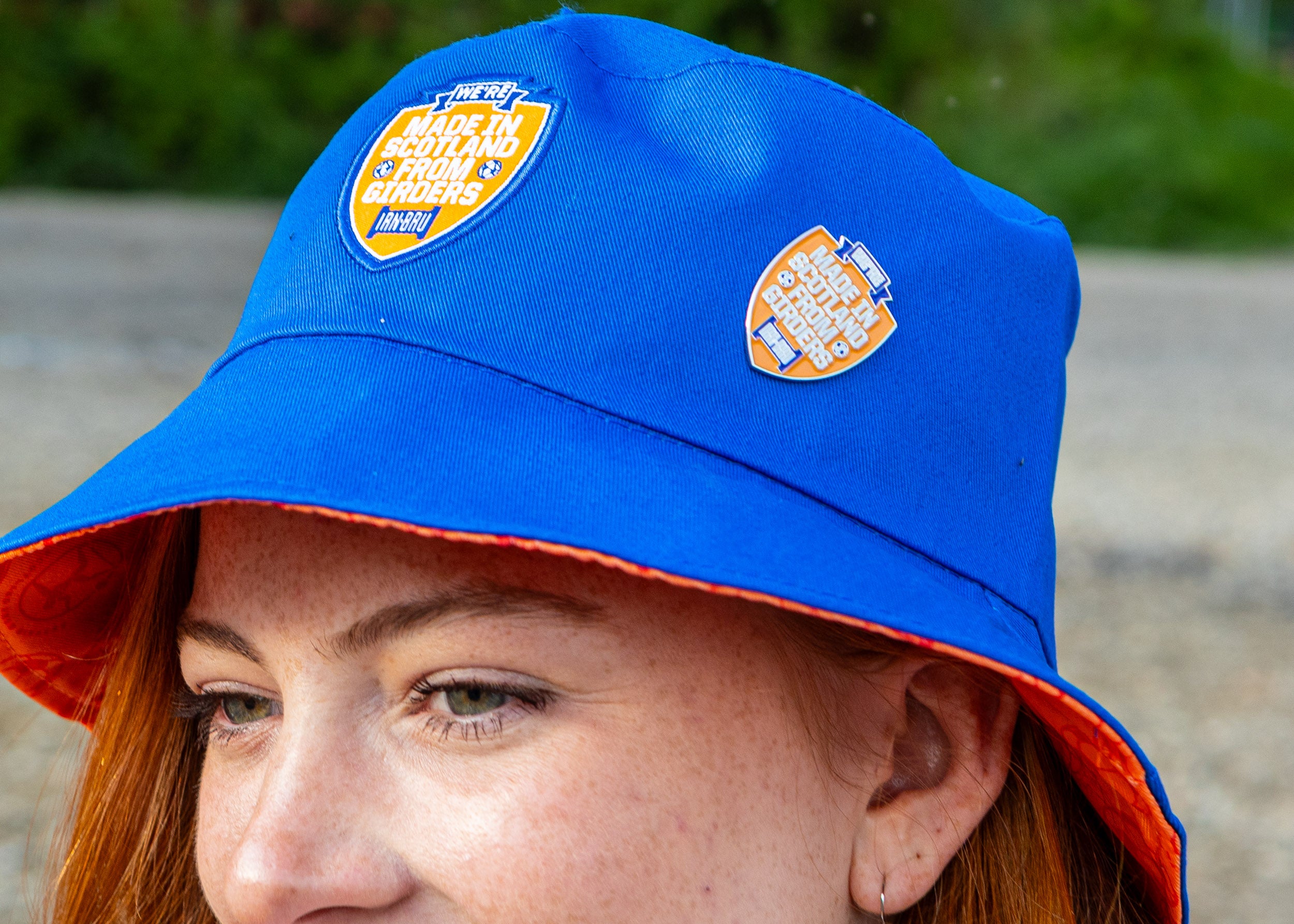 Irn-Bru We're Made in Scotland From Girders Pin Badge