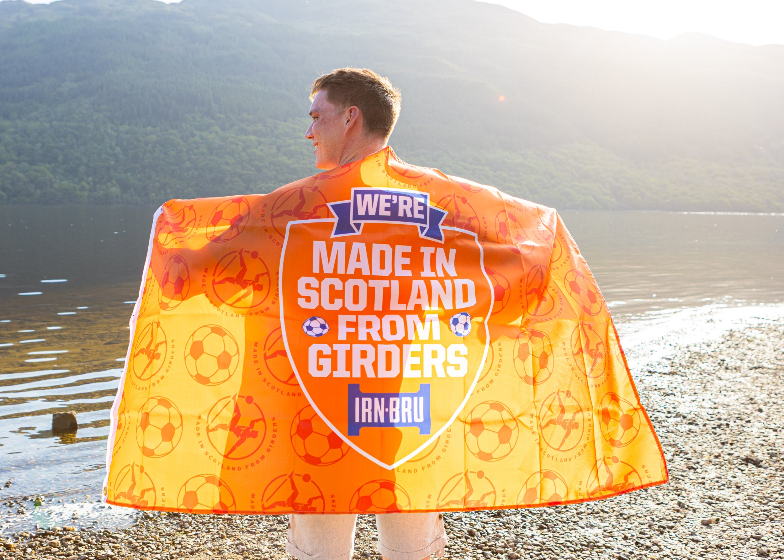 Irn-Bru We're Made In Scotland From Girders Flag