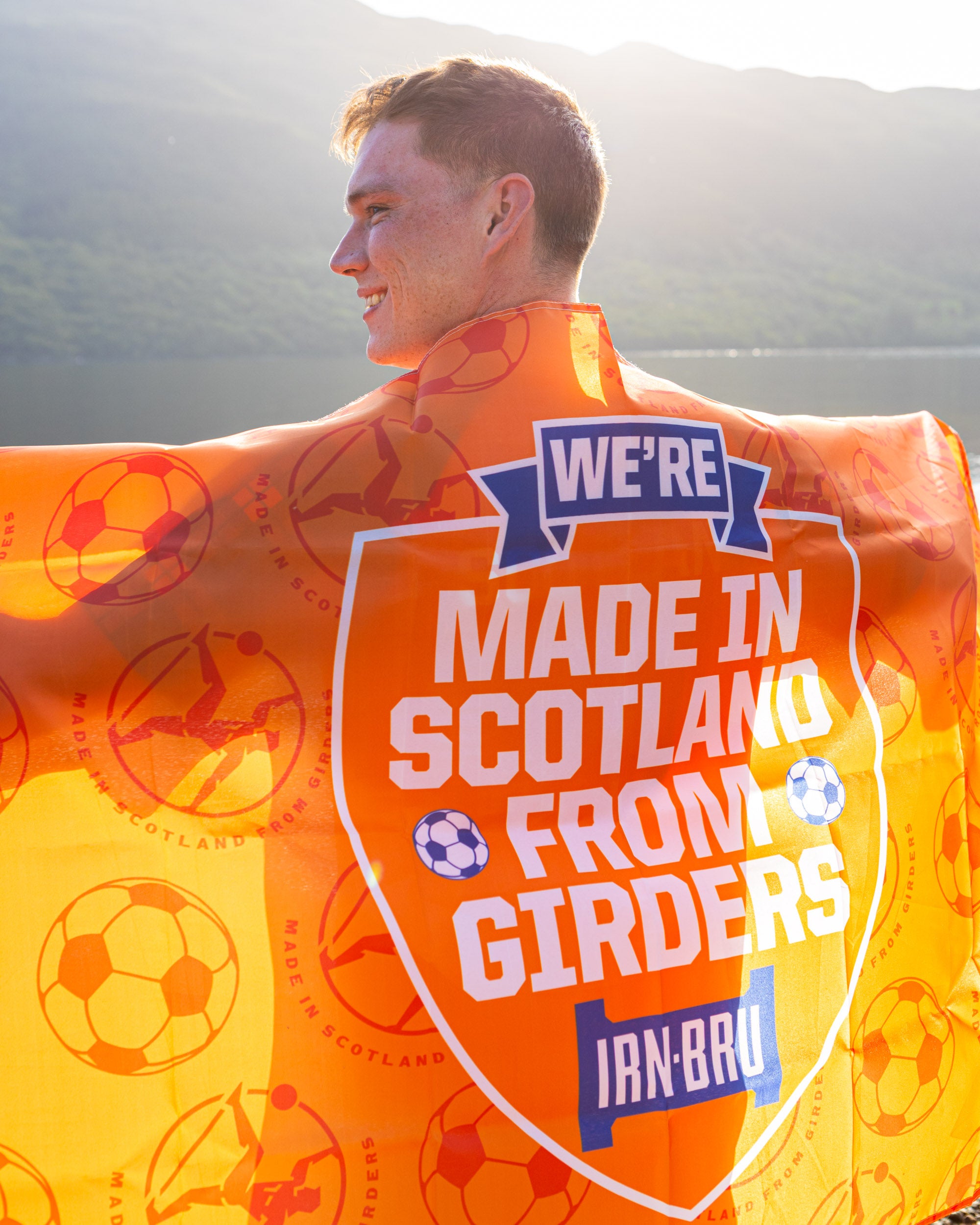 Irn-Bru We're Made In Scotland From Girders Flag