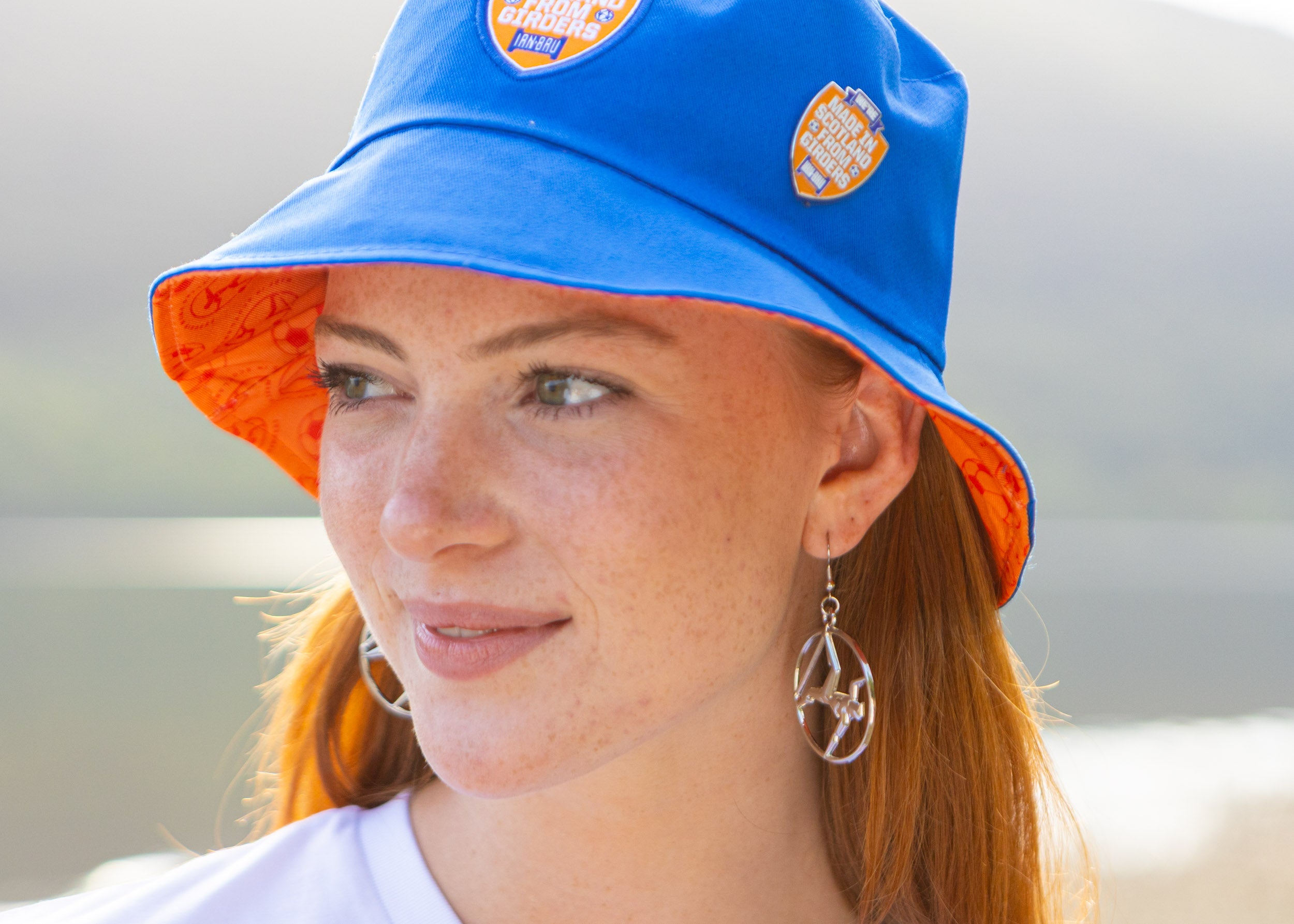 Irn-Bru Strongman Earrings