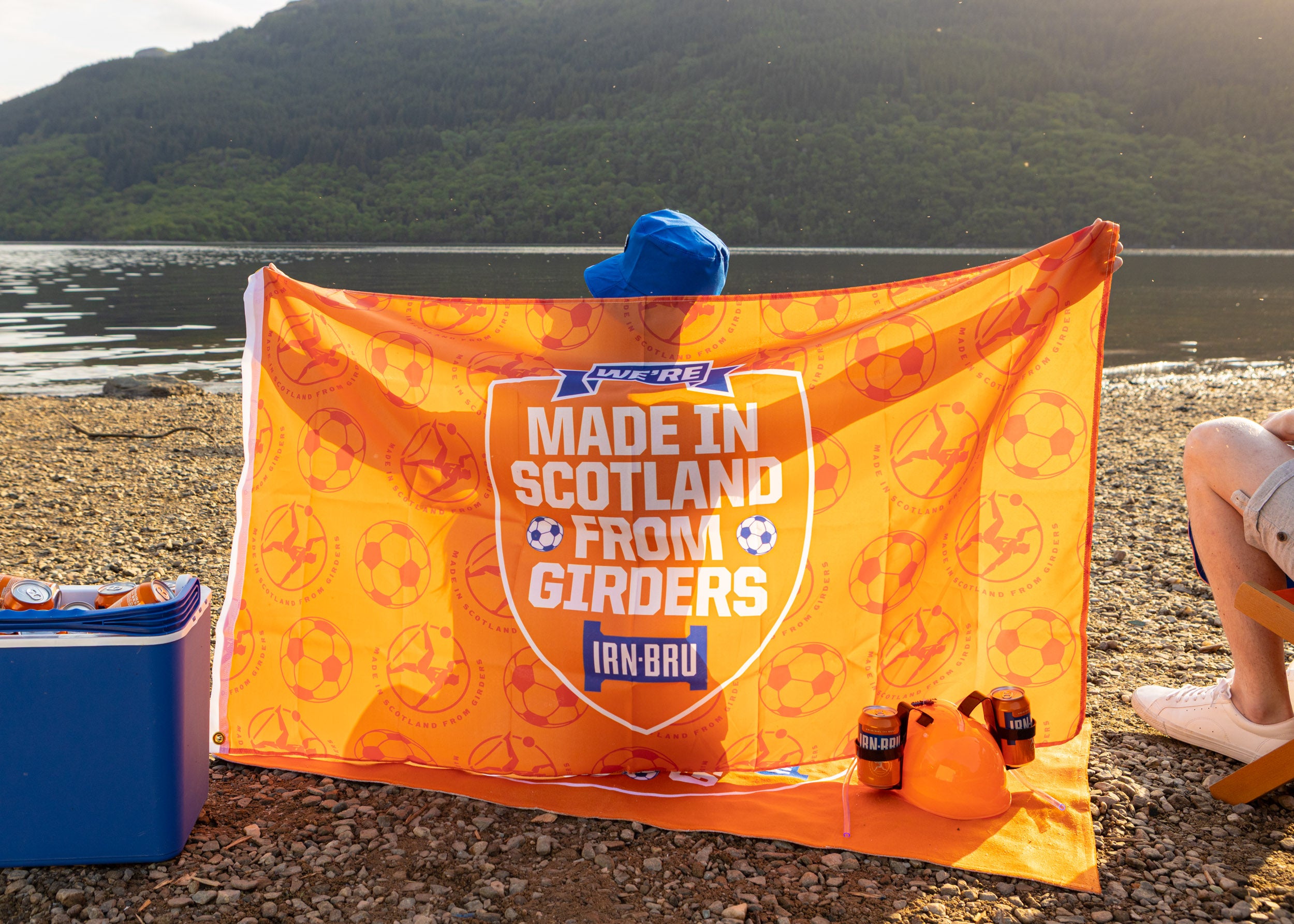 Irn-Bru We're Made In Scotland From Girders Flag