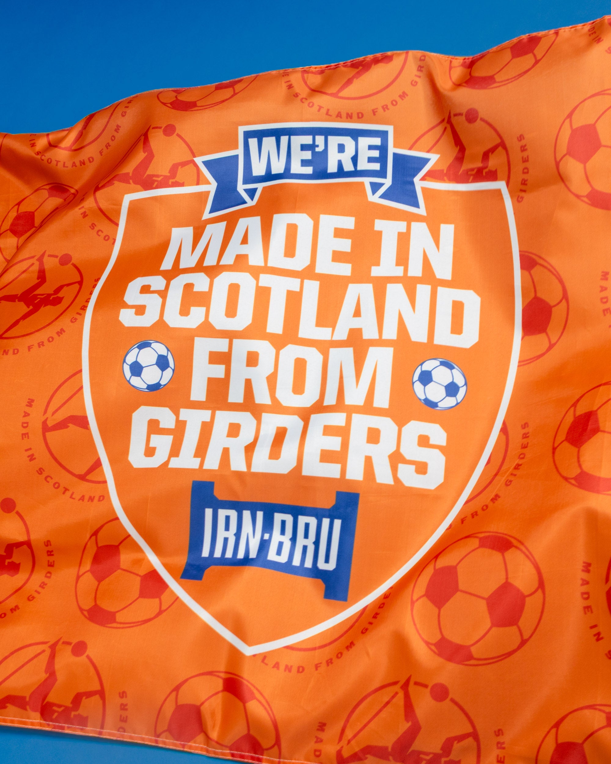 Irn-Bru We're Made In Scotland From Girders Flag