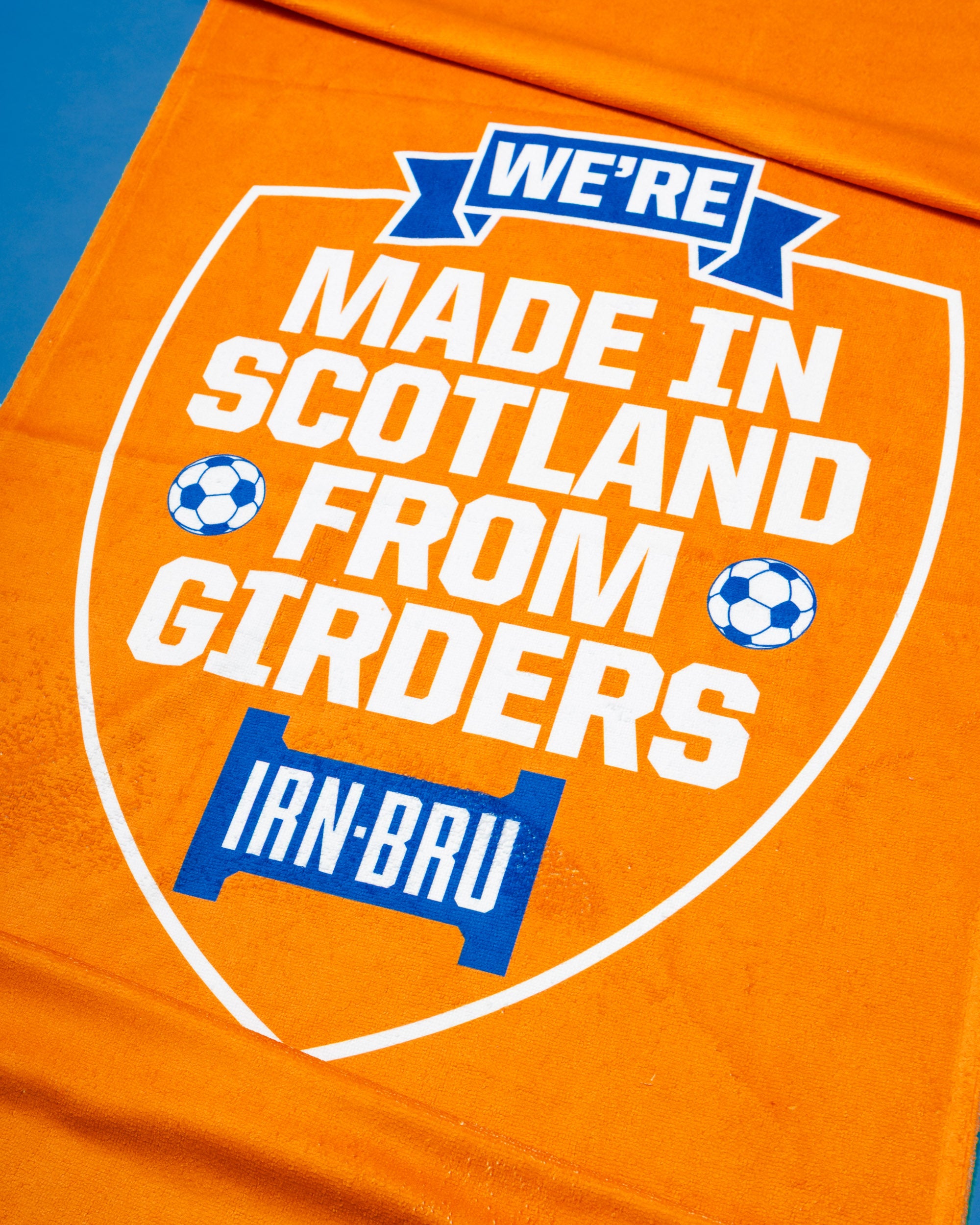 Irn-Bru We're Made In Scotland From Girders Beach Towel